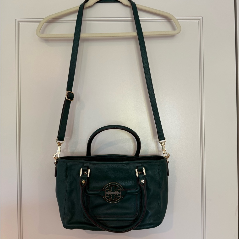 Tory Burch Dark Green Crossbody Bag